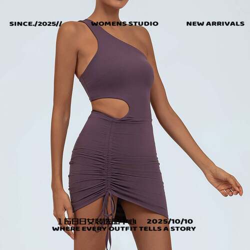 泉州市远徒体育瑜伽连体裙女欧美含打底裤高弹速干抽绳运动健身网