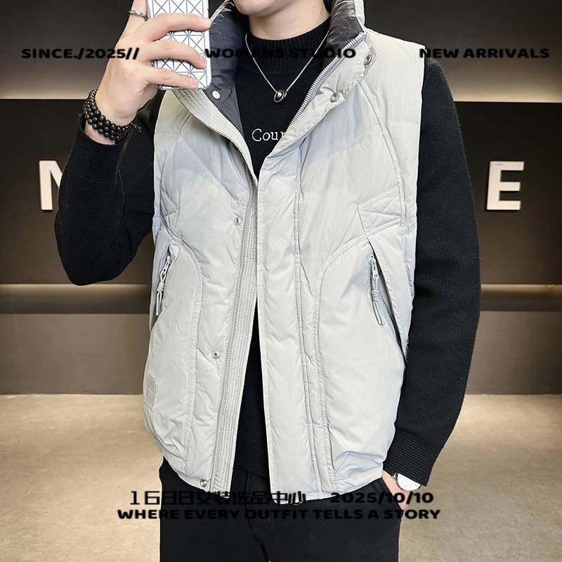 科曼羽绒服秋冬季新款鸭绒马甲男外套立领休闲百搭帅气保暖背心马,男装,常规马甲,淘宝优惠券,粉丝福利购,淘宝优惠卷