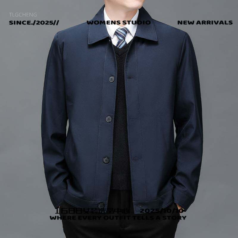 晋江市伯希熊冲锋衣夹克春秋中老年男装新款商务男士外套休闲男装