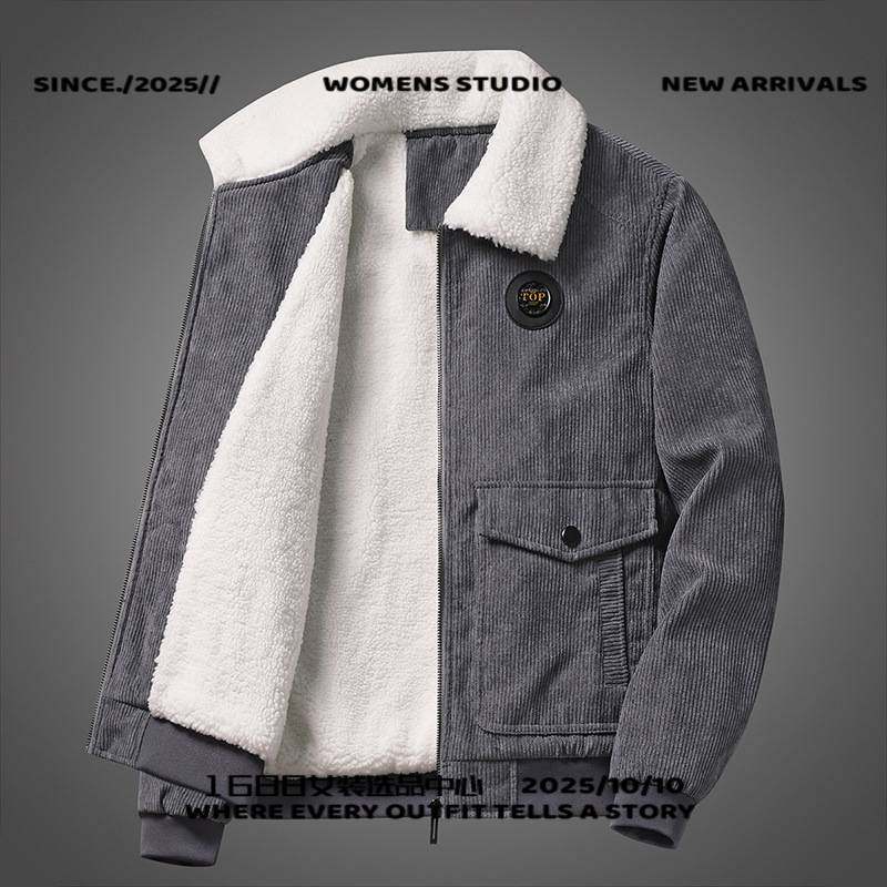 泉州玉牌儿童羽绒服加厚羊羔绒棉衣男士新款冬季韩版休闲灯芯绒外,男装,棉衣,淘宝优惠券,粉丝福利购,淘宝优惠卷