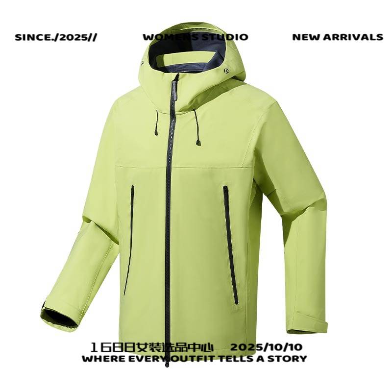 真美制衣t恤同款国标冲锋衣男女全天候防风防雨单层团体工作服印