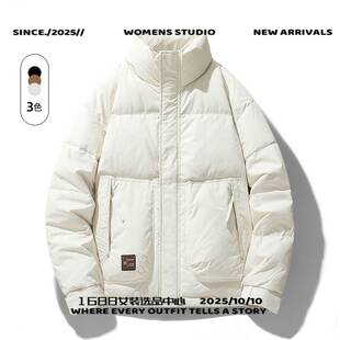 泉州鲁鲁森羽绒服男装服男立领百搭面包服加厚保暖可二开青年男士