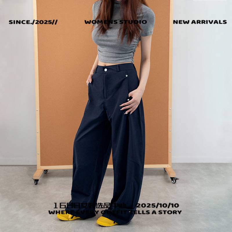 广州十三行春款女装美式白色工装裤女夏季新款宽松显瘦夏天薄款休