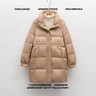 嘉兴平湖羽绒服男款冬季平湖驰新绒冬季新品中长款保暖宽松加厚鸭