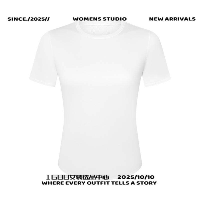 广州劲客体育运动套装吸湿排汗降温运动恤女速干透气跑步健身网球