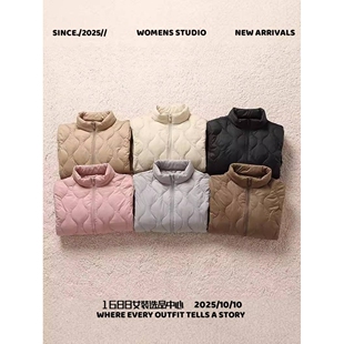 苏州东展羽绒服饰秋冬立领休闲轻薄新款短款服外套百搭轻便显瘦打