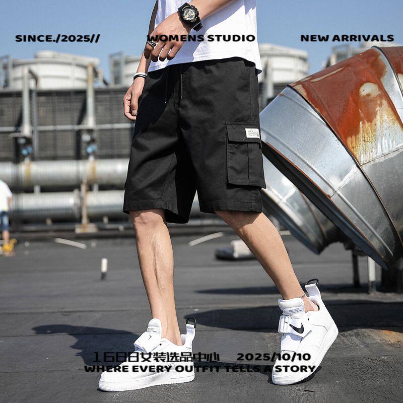 太仓华利安软壳休闲裤男士短裤夏季新款薄款宽松韩版休闲工装裤男