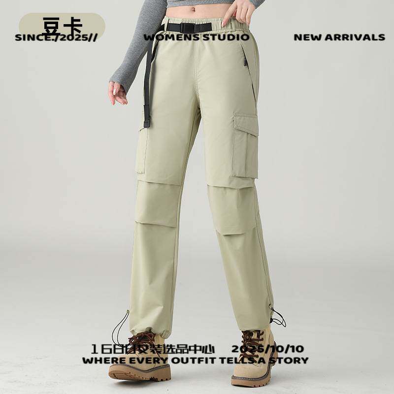 太康华丽安冲锋裤女款新款防风防泼水工装裤女士春秋薄款户外徒步