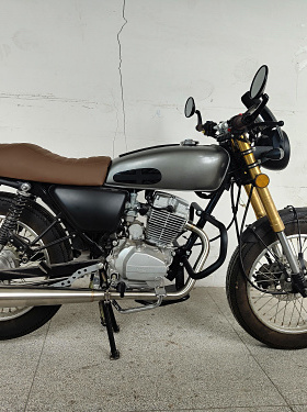 适用CG125改装座垫 五羊本田cgx150日式毛毛虫坐垫波浪毛毛虫鞍座