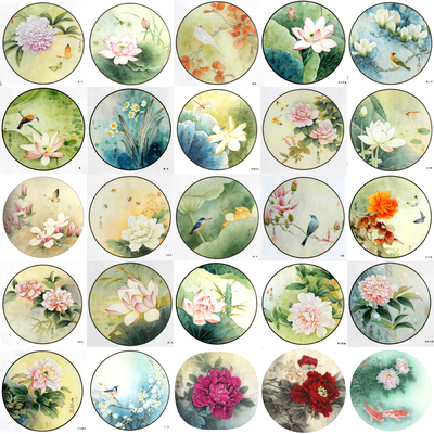 白描线稿动物临摹练习工笔画