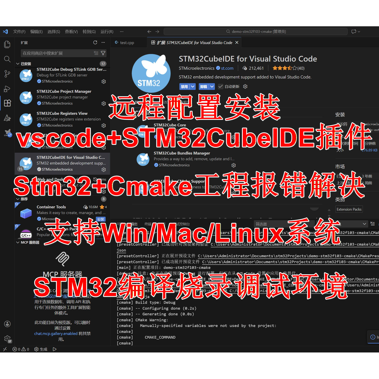 VSCODE远程STM32CubeIDE安装图片