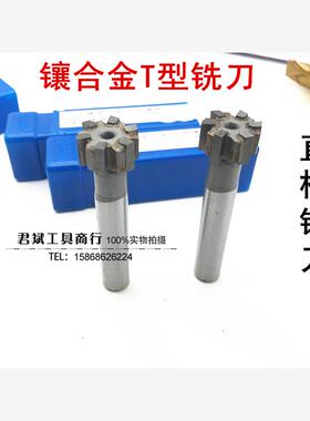 镶合金T型槽铣刀 镶钨钢直柄T型刀直径60mm70mmX3X5X6X8X12X16*20