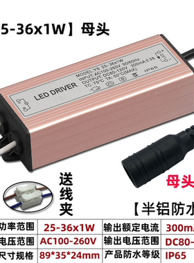 LED防水驱动电源12W18w24W8w平板面板灯厨卫灯driver镇流器整流