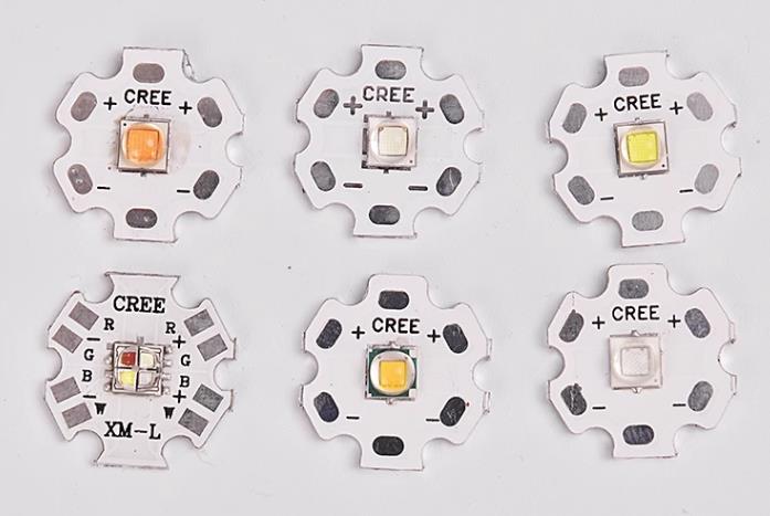 激光射灯LED灯珠光源芯片LED10W2-4V2A一束光投影灯适配科锐COB