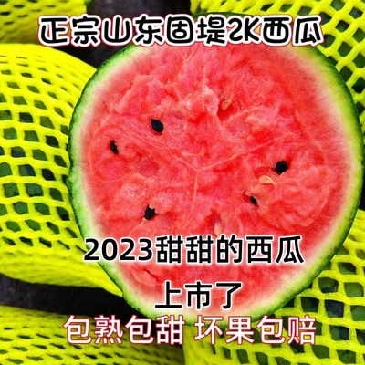 西瓜山东固堤正宗2k水果新鲜4斤