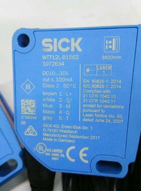 询价WTT12LC-B2533S02 WTT12LC-B2543 WTT12L-A2523施克光电开关