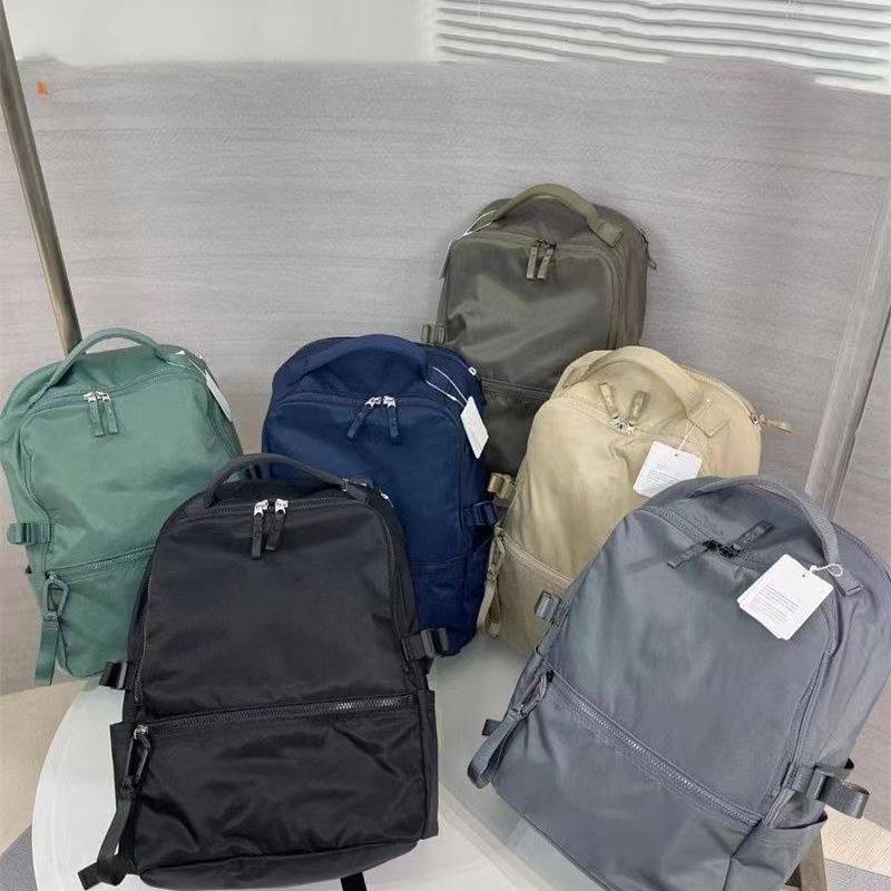 LU 露 backpack 瑜伽休闲大容量女双肩背包22L书包男电脑包