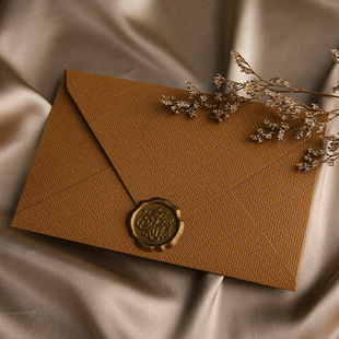 Burlap Envelope Letterhead Set Love Letter Chinese Style