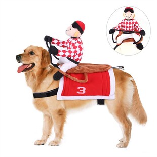 Cowboy horse riding costume pet costume Halloween dog cloths
