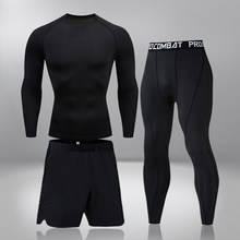 Workout Sports Suit Gym Fitness Compression clothes for Men