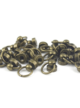 10pcs Metal Ball Post With O Ring Studs Rivets Nail Screwbac