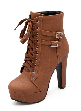 winter high heels shoes boots women ladies Fashion plus size