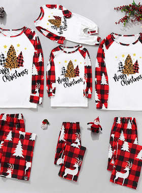 Christmas family clothes Matching Outfits pajamas kids Adult