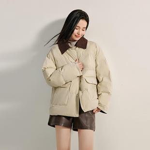 【所有女生的衣橱直播间】2025年复古撞色翻领外套/加绒直筒西裤