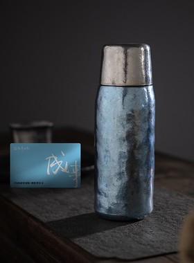 冯唐出品成事好物纯钛双层真空保温320ml杯焖泡杯轻量化女性儿童