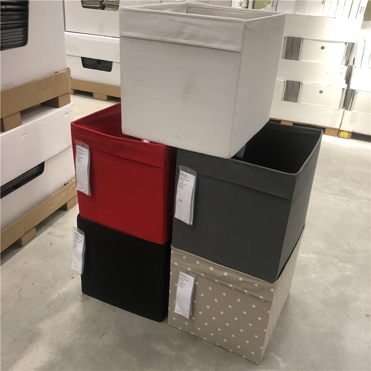 IKEA宜家 德洛纳 储物收纳盒卡莱克配套盒子 收纳箱33x38x33厘米