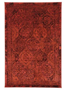 IKEA宜家 翁斯拜克 短绒地毯客厅沙发卧室床边装饰地垫北欧红色