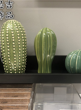 IKEA宜家 梵思吉 仙人掌3件套家居摆件拍照装饰景绿色