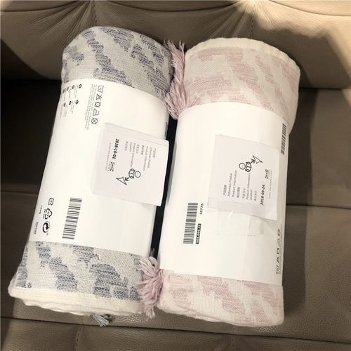 ikea宜家卡帕斯特提花厘米休闲毯