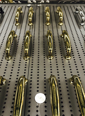 IKEA宜家  艾纳丽 门把手抽屉橱柜拉手北欧简约金色银色黑色把手