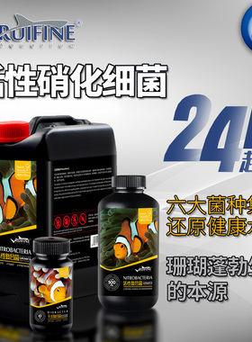 RUIFINE瑞丰海水硝化细菌活性复合菌干式复合菌鱼缸净水硝化细菌