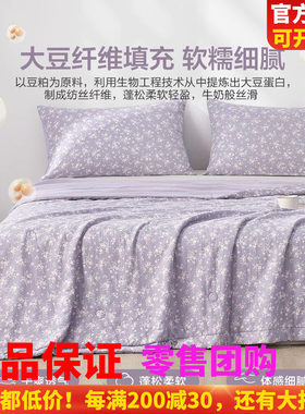 博洋家纺全棉双层纱可水洗夏被