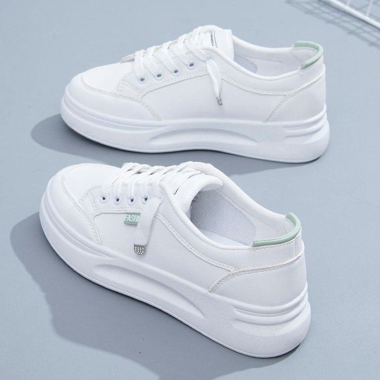 小白鞋女2025新款秋季百搭板鞋厚底老爹鞋爆款运动休闲ins潮鞋,运动鞋new,德训鞋,淘宝优惠券,粉丝福利购,淘宝优惠卷