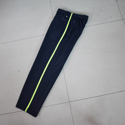 校服裤子男女小学生初高中生两道杠春秋款绿条运动裤两条杠长裤子