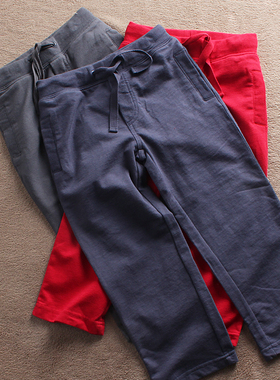 清仓T046童装95-165码欧美儿童小毛圈长裤休闲裤男女单春秋款外贸