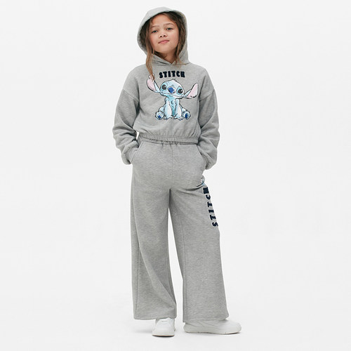 儿童加绒长裤休闲裤女童阔腿裤