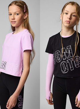 H648 童装 92-164码 欧美儿童宽松短袖T恤夏季短款半袖女童外贸