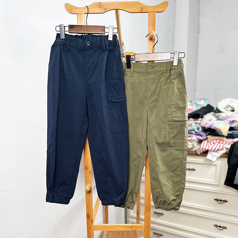 儿童长裤休闲裤男女童春秋口袋