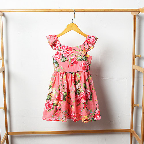 清仓儿童纯棉连衣裙棉布吊带裙