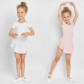 欧美儿童舞蹈裙连衣裙短袖 童装 H650 164码 裙夏装 女童外贸