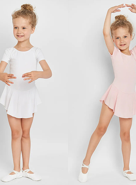 H650-J2 童装 98-164码 欧美儿童舞蹈裙连衣裙短袖裙夏装女童外贸