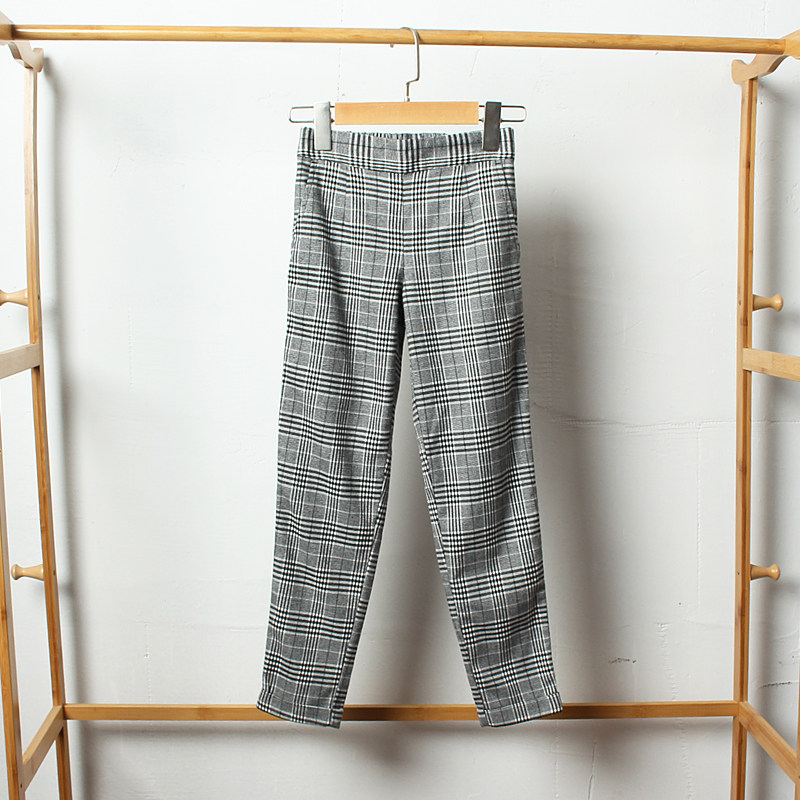 J387-T4 童装110码 欧美儿童长裤休闲裤女童休闲裤春秋外贸