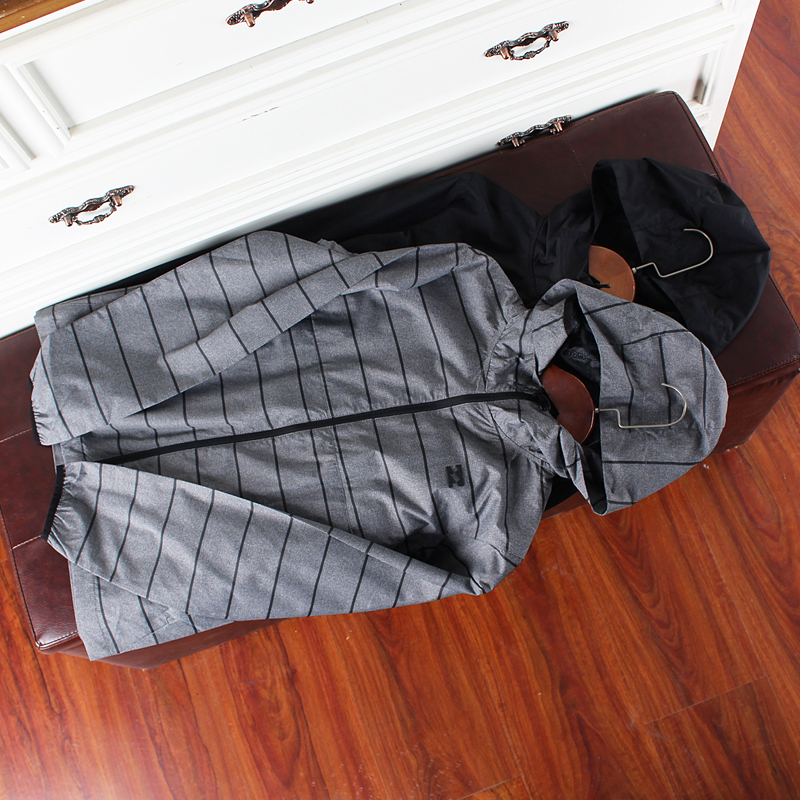 外贸儿童防风防晒拉链衫连帽外套