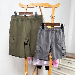 瑕疵 K437-42童装100-150码 欧美儿童五分裤速干裤夏季男女童外贸