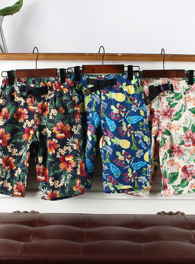 清仓K008-S2 童装90-130码 日系儿童七分裤休闲裤男女童夏季外贸