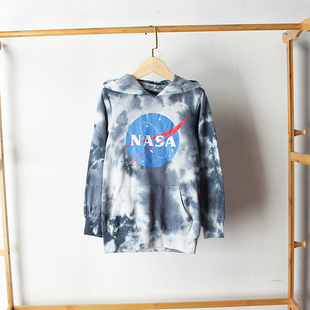 欧美儿童薄绒卫衣长袖 童装 155码 男女童连帽春秋外贸 110 E959